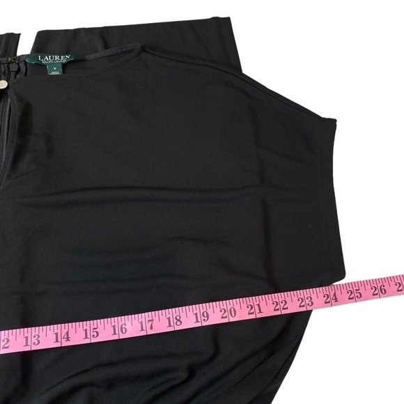 LAUREN RALPH LAUREN Drattea‎ Jumpsuit Black Keyhole Front SIZE S - Picture 11 of 12